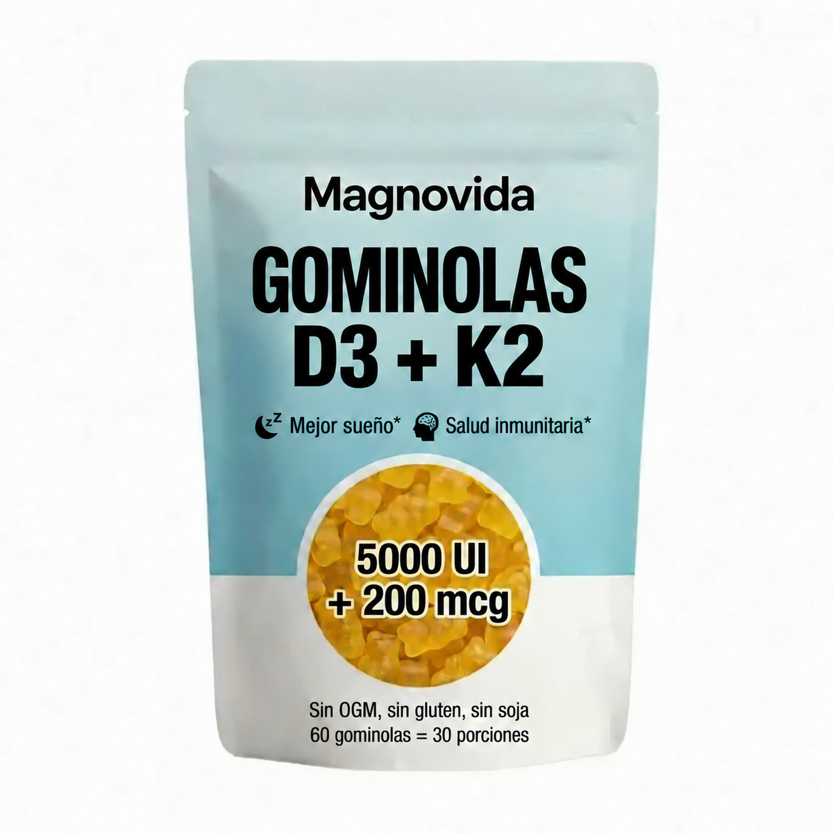 Gominolas de vitamina D3 + K2 Magnovida