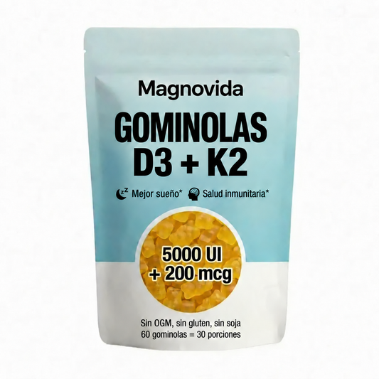 Gominolas de vitamina D3 + K2 Magnovida