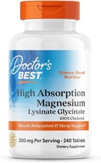 Caja y bote de magnesio de alta absorción de Doctor's Best